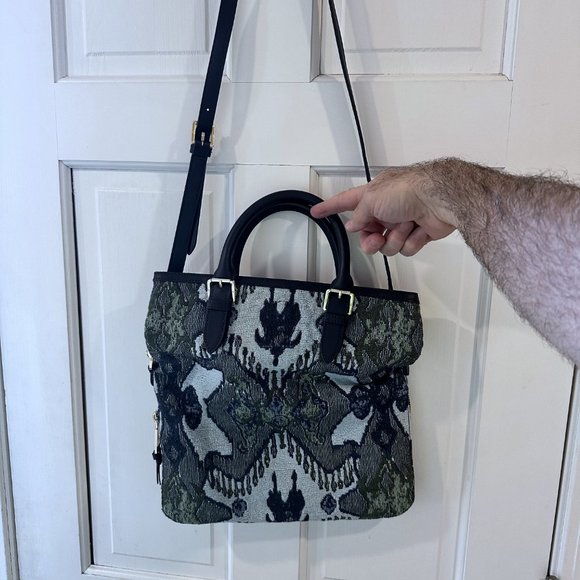 Tory Burch Finley Fold-Over Crossbody Bag - Picture 12 of 14